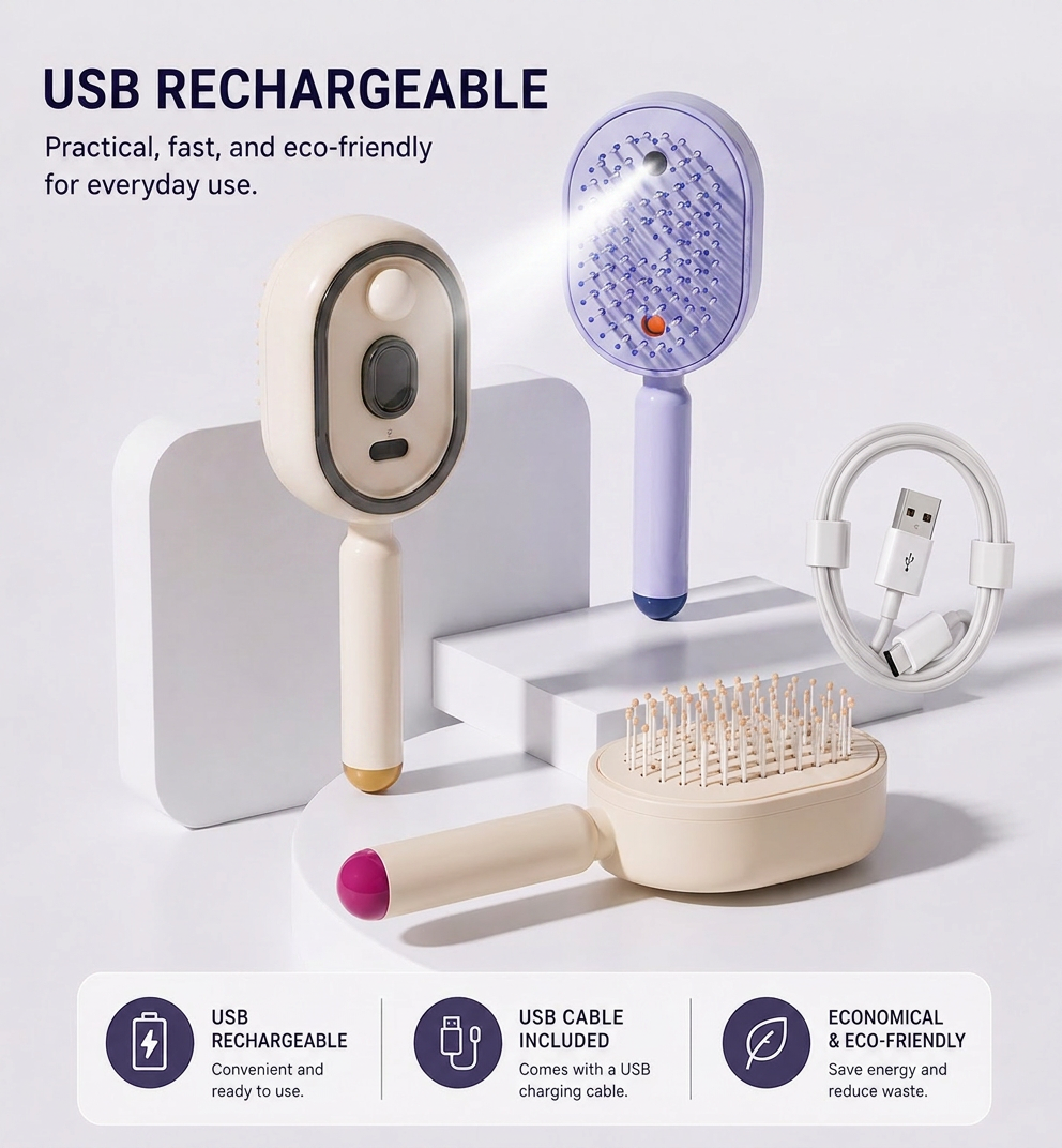 Anti-Knot & Anti-Frizz Brush